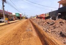 Rua Andreia com avenida Calama em PortoVelho recebe serviço de drenagem