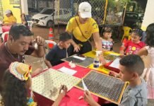 Detran-RO promove ações educativas e controle de trânsito durante Festival Folclórico de Guajará-Mirim