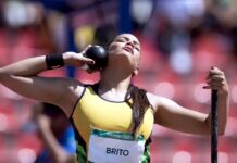 Wanna Brito bate recorde das Américas da prova de arremesso de peso