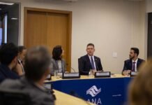 Governador Marcos Rocha debate na Agência Nacional de Águas impactos causados pela crise hídrica