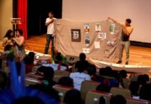 Mostra audiovisual de vídeos, fotos e desenhos indígenas encerra a programação da 2ª Maloca Estudantil, no Teatro Guaporé