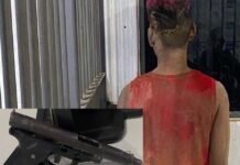 Homem é desarmado por casal durante roubo e leva uma surra da população