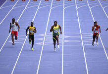 Brasil é eliminado no revezamento 4x100m masculino no atletismo em Paris-2024