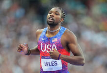 Noah Lyles rebate jogador de futebol americano que o desafiou para corrida: ‘Quer aparecer’