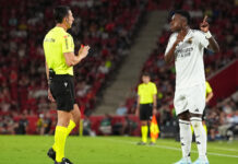 Vinícius Jr. ‘ensina’ regra ao árbitro: “Não posso falar com você”