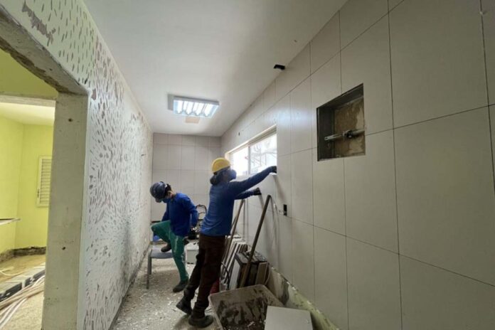 Reformas no Centro Cirúrgico do Hospital de Base Base Dr. Ary Pinheiro avançam sem interromper cirurgias