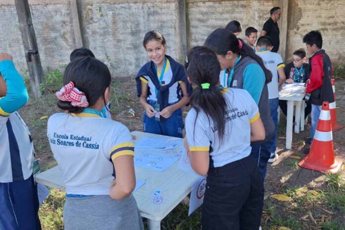 Estudantes do ensino fundamental são beneficiados com projeto “Agente Mirim no Trânsito” em Porto Velho