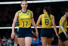Brasil atropela Grécia mesmo oscilando na estreia do Mundial de vôlei