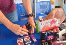 Vigilância Sanitária apreende mais de 200 cigarros eletrônicos em Rolim de Moura