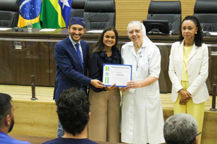 Hospital Santa Marcelina de Porto Velho recebe Voto de Louvo por indicação da Deputada Dra. Taissa Sousa