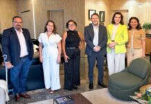 Alex Redano recebe ex-deputada Mileni Mota e representantes da Comissão de Direito Agrário da OAB-RO