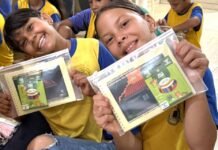 Alunos da rede municipal de educação recebem kits de pintura do Conselho de Arquitetura e Urbanismo de Rondônia