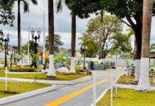 Prefeitura relaiza ajustes da ornamentação e acabamentos na praça Nilo Paulo Balbinot