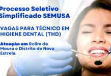 Semusa anuncia a abertura de Processo Seletivo Simplificado para a contratação de Técnicos em Higiene Dental