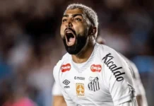 Gabigol é punido pelo STJD por gesto obsceno em jogo do Santos