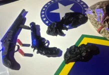 PM intercepta trio armado após perseguição em Porto Velho; grupo planejava roubos