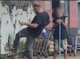 Homem é preso após ser filmado agredindo cachorro ‘caramelo’ em Porto Velho