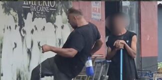 Homem é preso após ser filmado agredindo cachorro ‘caramelo’ em Porto Velho