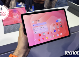 Galaxy Tab S11 (256 GB) para jogos tem 34% OFF com cupom