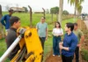 Prefeitura inicia construção de pista de caminhada na Avenida Dom Pedro I, no Setor 04