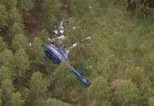 Queda de helicóptero: Bombeiros confirmam morte de Rick e mais 4 pessoas