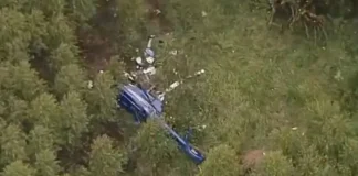 Queda de helicóptero: Bombeiros confirmam morte de Rick e mais 4 pessoas
