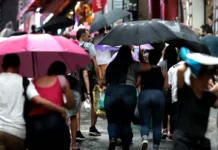 Centro-Oeste e Sudeste do país têm chuva com rajadas de vento