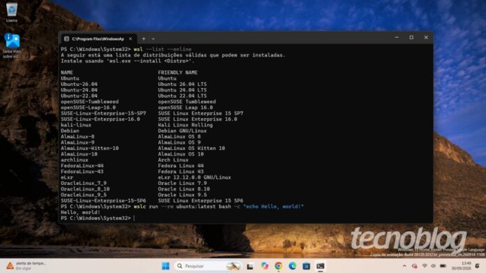 Microsoft melhora ainda mais a integração entre Linux e Windows Microsoft melhora ainda mais a integração entre Linux e Windows