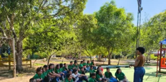 Passeios educativos no Parque Natural aproximam estudantes da natureza em Porto Velho