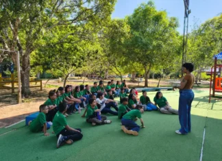 Passeios educativos no Parque Natural aproximam estudantes da natureza em Porto Velho Passeios educativos no Parque Natural aproximam estudantes da natureza em Porto Velho
