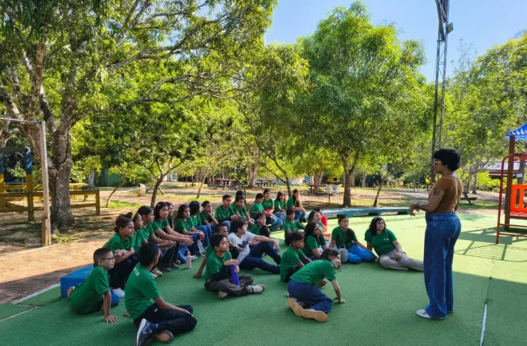 Passeios educativos no Parque Natural aproximam estudantes da natureza em Porto Velho Passeios educativos no Parque Natural aproximam estudantes da natureza em Porto Velho