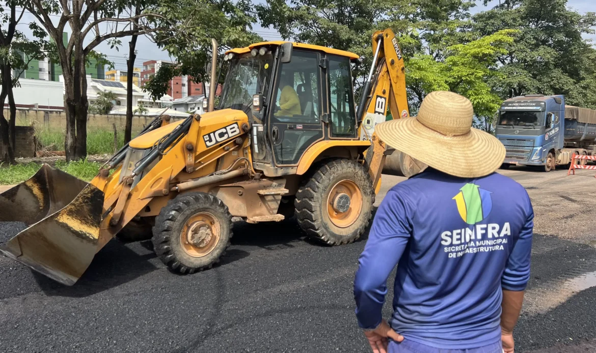 Operação tapa-buracos avança por seis ruas da Zona Sul de Porto Velho