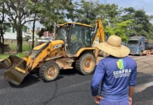 Opera&ccedil;&atilde;o tapa-buracos avan&ccedil;a por seis ruas da Zona Sul de Porto Velho