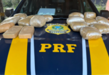 PRF apreende 18 kg de drogas transportadas em mochila de motociclista na BR-364 em RO