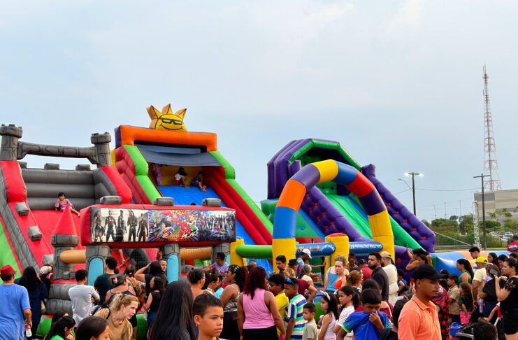 Parque da Cidade vira palco de diversão para milhares de crianças