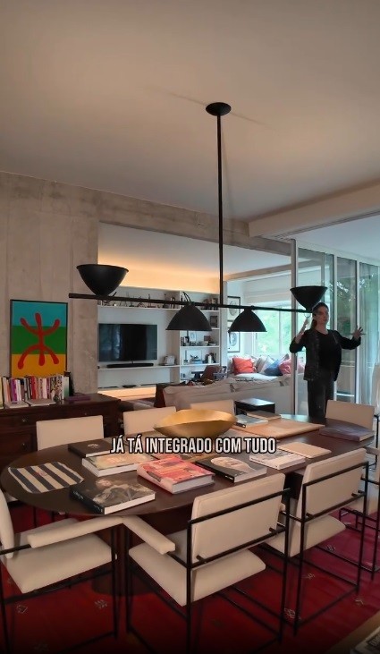 Alessandra Negrini coloca à venda apartamento em São Paulo — Foto: Reprodução/Instagram