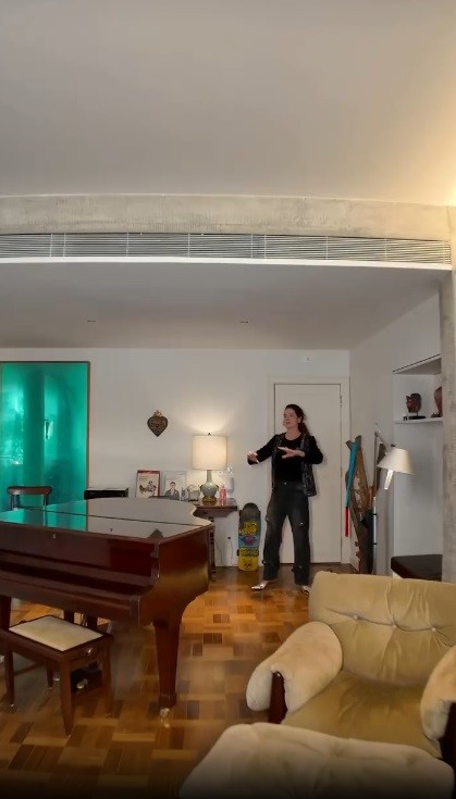 Alessandra Negrini coloca à venda apartamento em São Paulo — Foto: Reprodução/Instagram