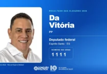 Da Vitória é eleito deputado federal no ES com mais de 107 mil votos em 2026 Da Vitória é eleito deputado federal no ES com mais de 107 mil votos em 2026