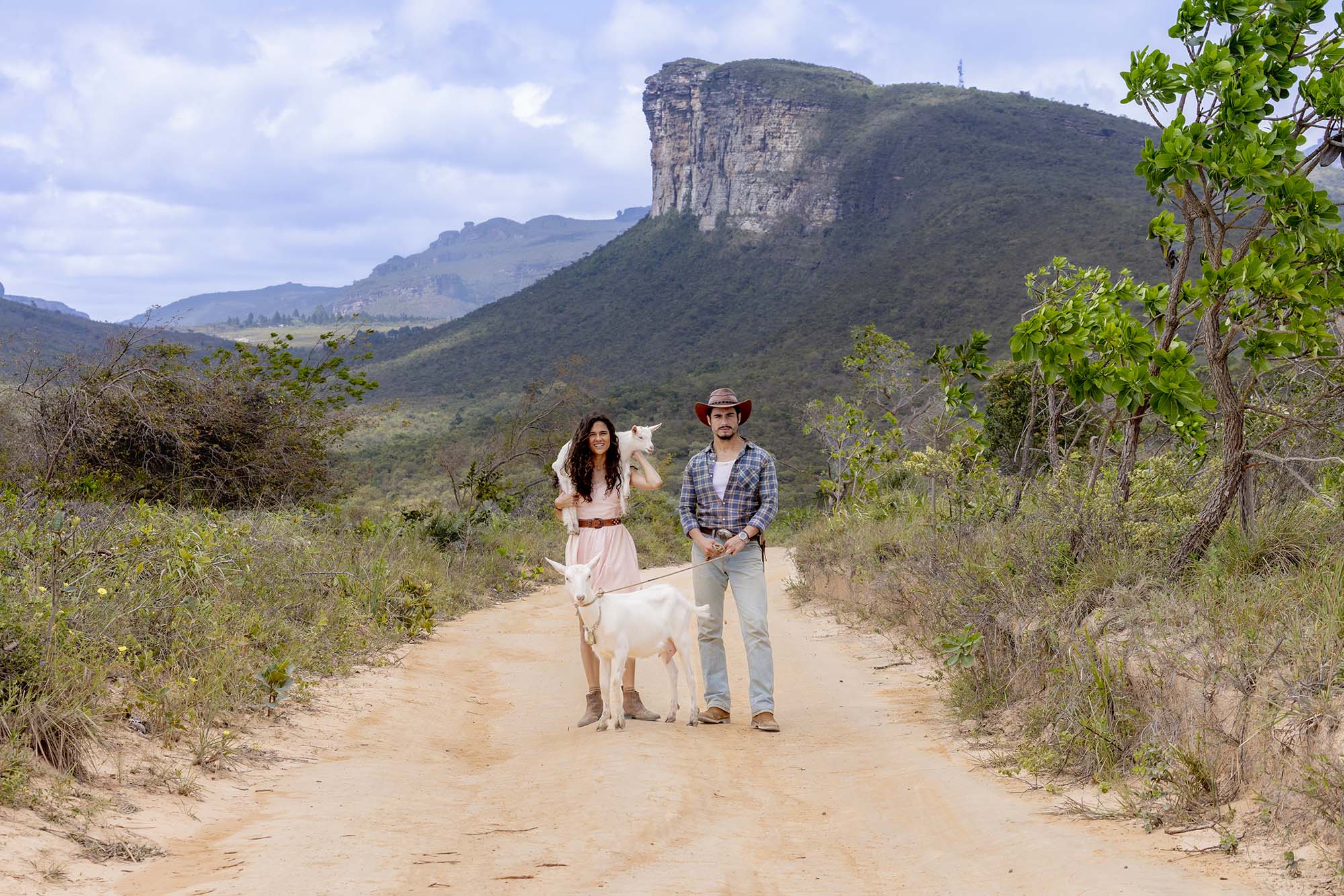 Gravação da novela 'Lá Minha Terra' na Chapada Diamantina - Foto: Globo/Beatriz Damy