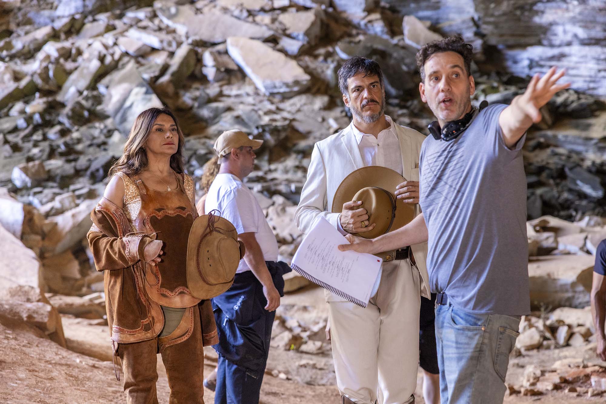 Gravação da novela 'Lá Minha Terra' na Chapada Diamantina - Foto: Globo/Beatriz Damy