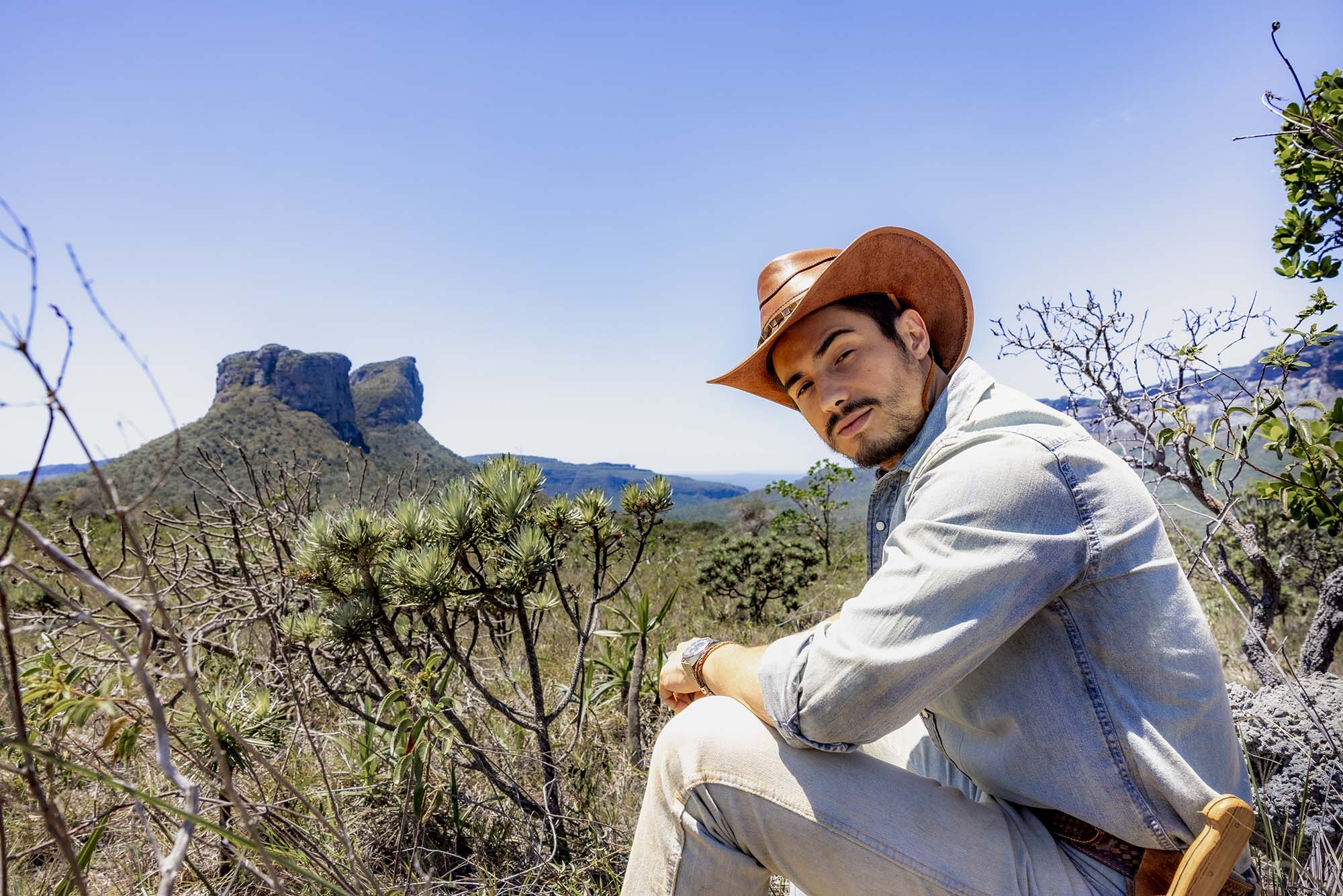 Gravação da novela 'Lá Minha Terra' na Chapada Diamantina - Foto: Globo/Beatriz Damy