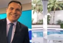 Aos 49 anos, Reinaldo Gottino transforma casa em refúgio familiar com piscina, área gourmet ampla e cômodos aconchegantes