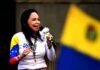 De volta, Corina agradece Trump e relata impasse com Lula