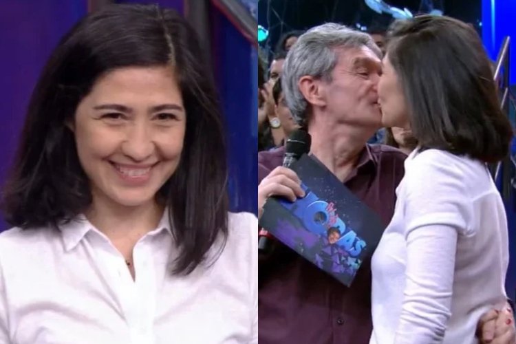 Fernanda Molina é esposa de Serginho Groisman - Foto: Reprodução/TV Globo
