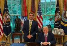 Trump comenta resultado de Flávio e chama votação de “impressionante”